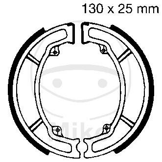 Brake shoes with spring for Honda CN Piaggio Hexagon 250 Helix GT 86-00
