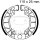 Brake shoes without spring for Piaggio Sfera TPH NRG ZIP 50 125 150 Base 91-18