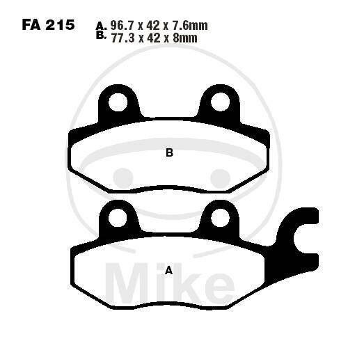 Brake pad for Benzhou Kawasaki Triumph