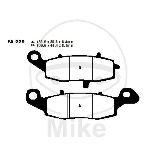 Brake pad for CFMOTO Kawasaki Suzuki