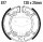 Brake shoes with spring for Aprilia Habana 50 99-01 Habana/Mojito 50 02-04