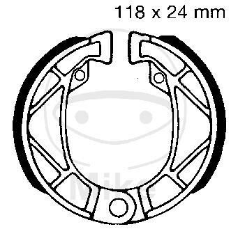 Brake shoes with spring for Aprilia Red Rose 50 Classic 92-99