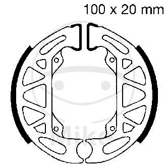 sabot de frein avec ressort pour Gilera Storm 50 Mash Bibob 50 Piaggio 25 50 80