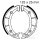 Brake shoes EBC 805 front without spring for Aprilia Scarabeo 50 2T TT # 93-97