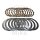 Clutch plate set for BMW K 1200 2006-2008