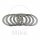 Clutch steel discs TRW for Kawasaki EN ER GPX GPZ GT KL KLE KLR Z ZL ZR