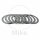 Clutch steel discs TRW for Yamaha FZR FZS GTS TDM TRX YZF YZF-R6