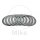 Clutch steel discs TRW for Suzuki GSF 600 650 GSX 600 750 GSX-R 750 1985-2006