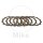 Clutch plates TRW for Cagiva Canyon River W16 Husqvarna CR TC TE WR Kawasaki