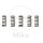 Clutch springs reinforced for KTM EXE SX Yamaha DT FZR RD TDR TT-R TY TZR XT YBR