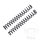 Fork spring linear YSS spring rate 8.5 for Kawasaki ZX-6R 636 Ninja Yamaha FZ1 1000 YZF-R6 600