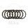 Clutch plates EBC for Triumph Bonneville 800 2001-2004