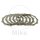 Clutch plates EBC for Honda CRM NSR 125 NT NV 400 TRX 350 VT 500