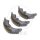 Jeu de chaussures dembrayage pour Honda PK 50 SM Wallaroo SJ 50 Bali