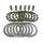 Clutch plate set for Suzuki SV 650 1999-2002