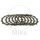 Clutch plates EBC for Kawasaki EN ER ER-6F ER-6N GPX GPZ GT KL KLE KLR