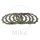 Clutch plates EBC for Kawasaki KLR 250 Z 200 ZXR 400 1977-1999