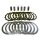 Clutch plate set for Suzuki GSX-R 750 2006-2007