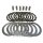 Clutch plate set for Suzuki LT-R 450 Quadracer 2006-2012