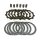 Clutch plate set for Aprilia AF1 Classic MX Pegaso Red Rose RS RX 125