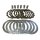 Juego de platos de embrague para Honda CR 250 500 R 1990-2001
