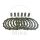 Clutch plate set aramide for Kawasaki GPZ 1100 ZZR 1100 1200 1990-2005