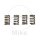Clutch springs reinforced for Honda CB 50 500 CR MTX 80 MB NSR 50 MBX MT 50 80