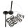 Válvula juego escape + muelles para Kawasaki KFX 450 R KSF KX 450 F