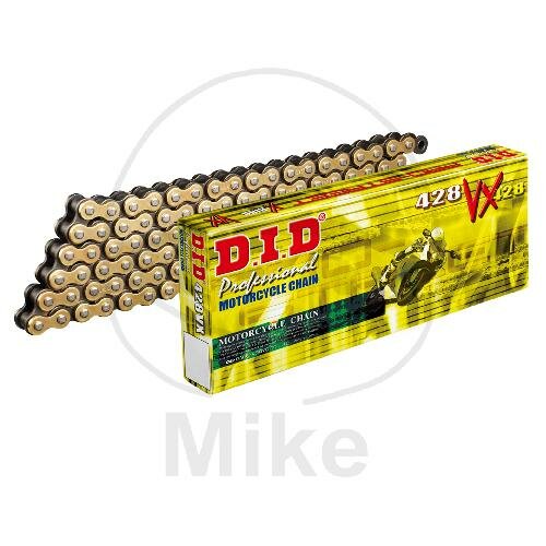 DID X-RINGK G&B428VX/128 KETTE OFFEN M CLIPSCHLOSS
