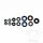 Engine gasket set for Aprilia RX 50 Derbi GPR 50 Racing Senda 50