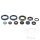 Engine gasket set for Kawasaki KX Suzuki RM-Z 250 # 2004-2012