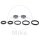 Wheel bearing set complete front for Honda CBF CBR VT VTR Kawasaki Z 440 Yamaha RD XS XV