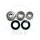 Jeu de roulements de roue arrière complet pour Honda XL-V 125 Varadero # 2001-2002 2004-2005