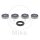 Wheel bearing set complete rear for Yamaha DT 250 400 YZ 465 490