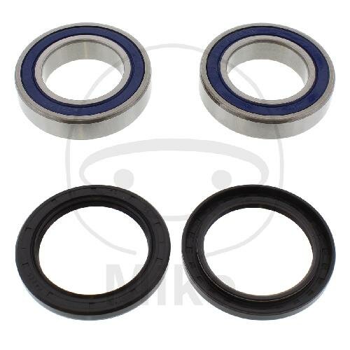 Jeu de roulements de roue arrière complet pour Arctic Cat DVX 400 Kawasaki KFX 400 Suzuki LT-Z 400