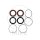 Wheel bearing set complete rear for Yamaha YFZ 450 R # 2009-2014