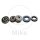 Jeu de roulements de roue arrière complet pour Honda CB CBR 1000 1100 VF 750