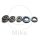 Wheel bearing set complete rear for Honda CBX VFR 750 VF XL-V 1000