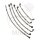 Tuyau de frein en acier tressé kit 6 pièces pour BMW K 100 RS 89-92