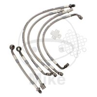 Brake hose steel braided kit 6-piece for BMW K 1200 RS 97-00
