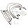 Brake hose steel braided kit 9-piece for Kawasaki GTR 1400 07-09