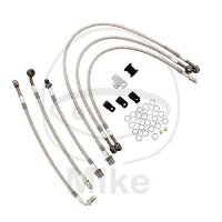 Tuyau de frein en acier tressé kit 6 pièces...