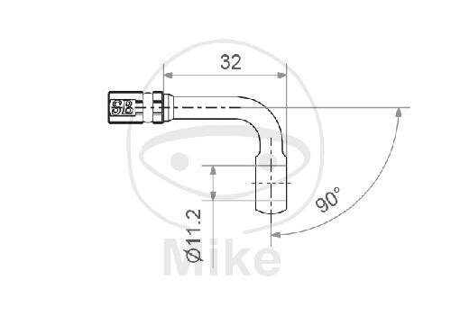 Ring fitting Vario HD type 119 11.2 mm 90° black
