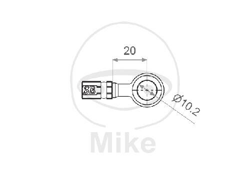 Ring fitting Vario short type 001 10 mm stainless steel
