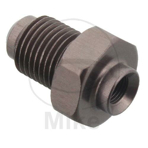 Connection piece with external thread fixed Vario type 510 M10 x 1.00 anthracite