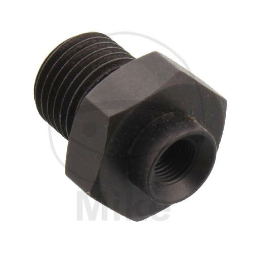 Connection piece with external thread fixed Vario type 511 M10 x 1.00 anthracite