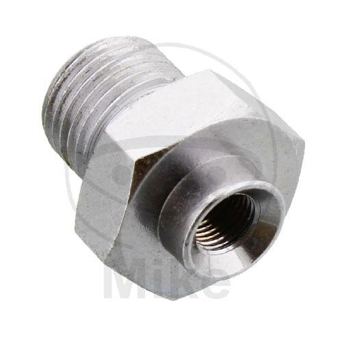 Connection piece with external thread fixed Vario type 511 M10 x 1.00 chrome