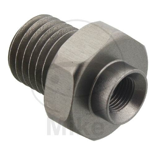 Connection piece with external thread fixed Vario type 521 M10 x 1.25 anthracite