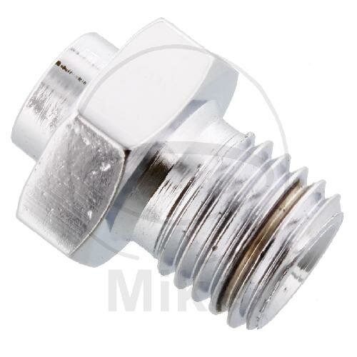 Connection piece with external thread fixed Vario type 521 M10 x 1.25 chrome