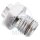 Connection piece with external thread fixed Vario type 521 M10 x 1.25 chrome